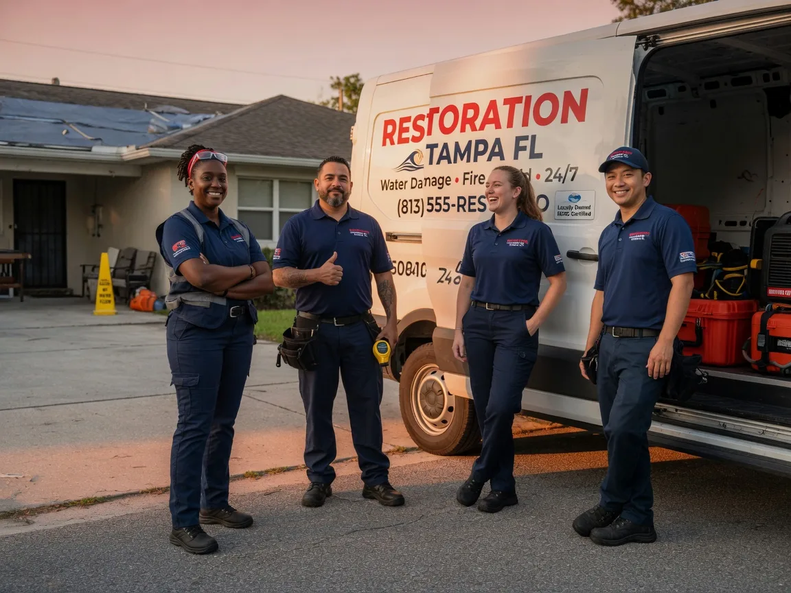 Water Damage Restoration company in Mount Auburn, IA